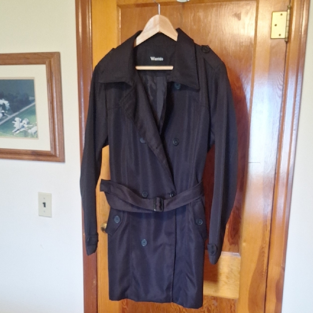 Black Trench Coat for Women